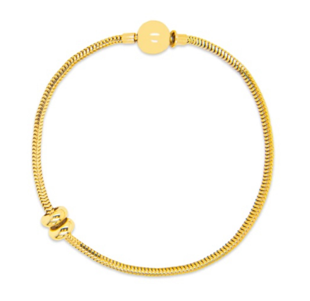 14K Fancy Bracelet Round
