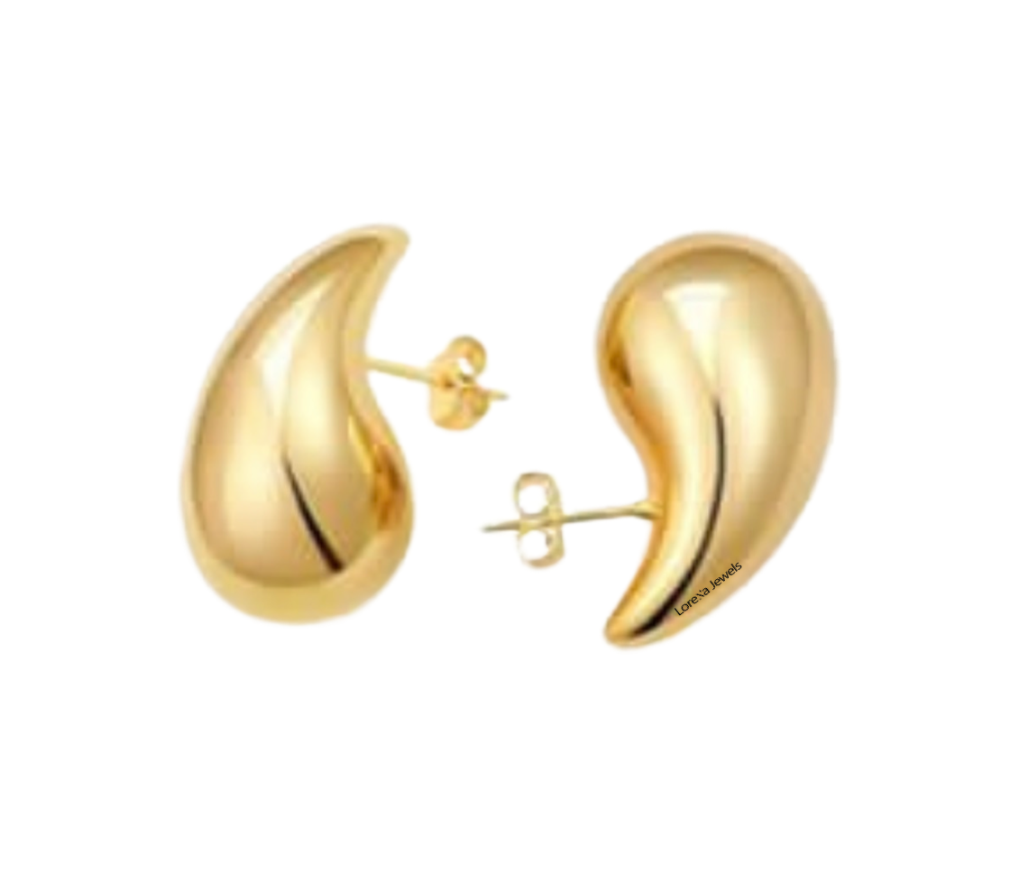 Medium Drop Earrings 14k