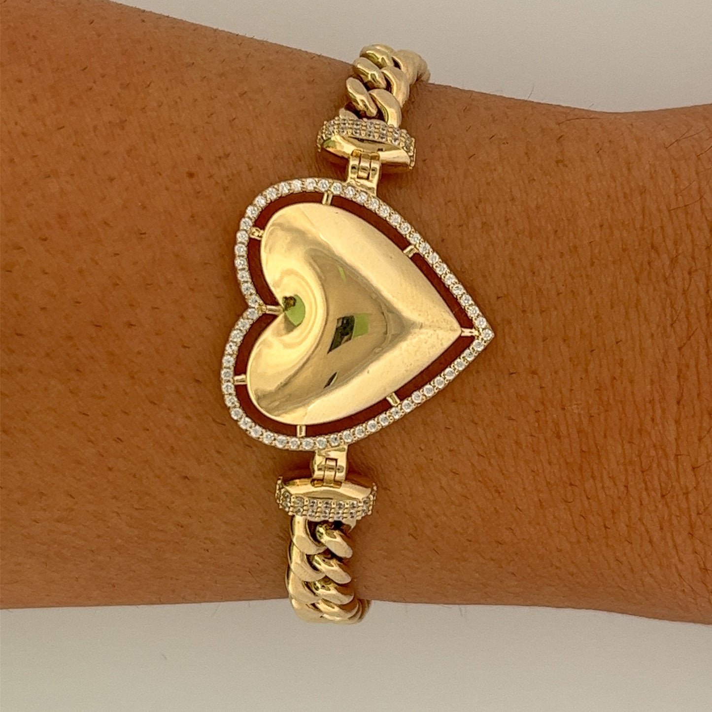 Fancy Corazón Set + Cuban Italian Link