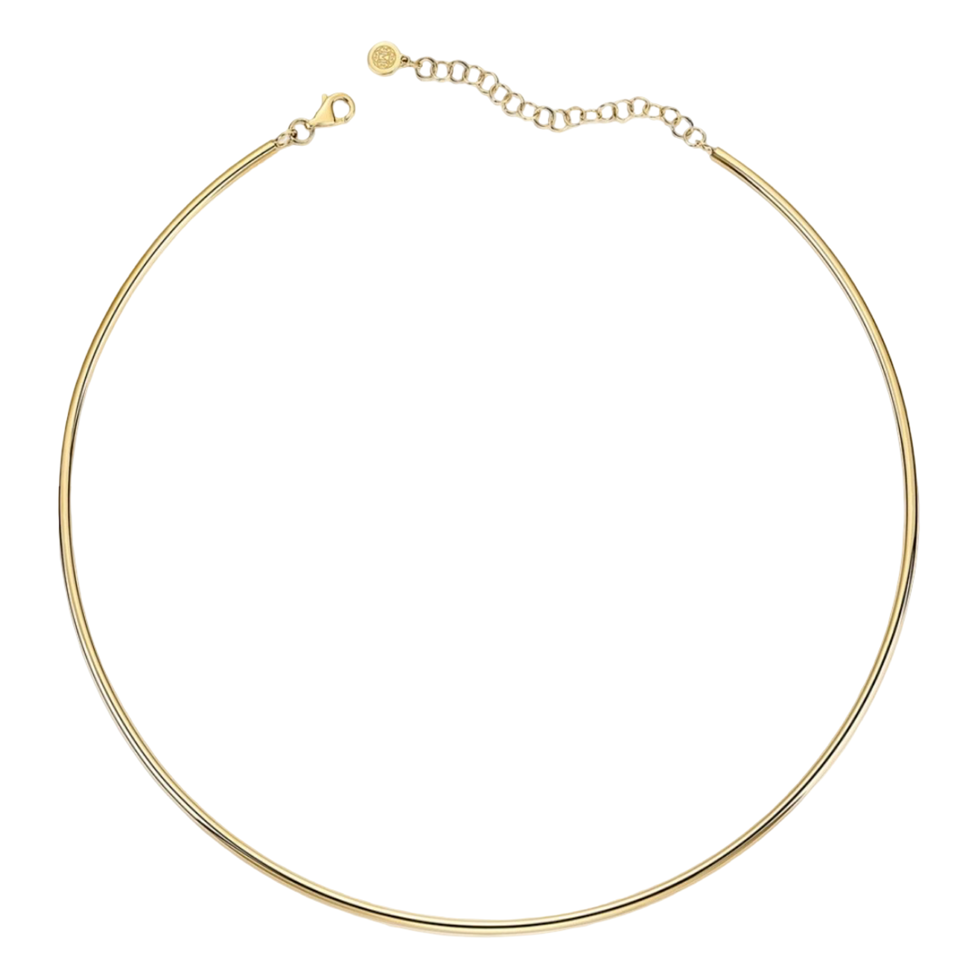 14K Yellow Gold 2mm Omega Chain