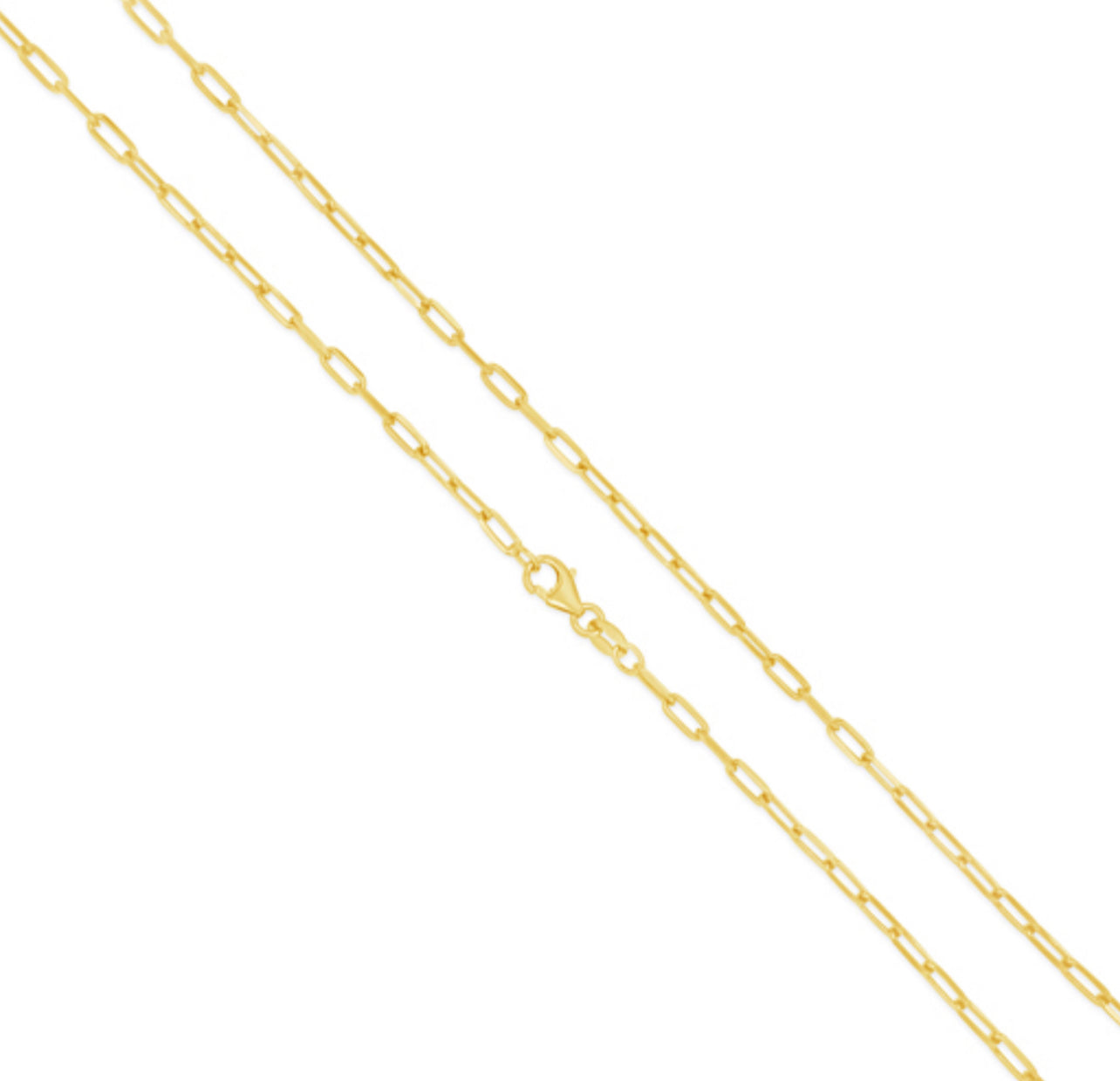 2mm Paper Clip Necklace
