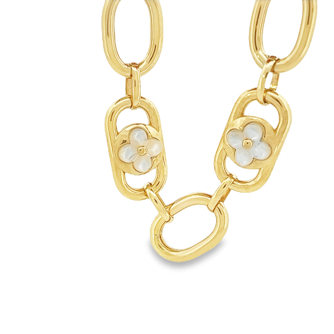 Flor Perla Oval Bracelet
