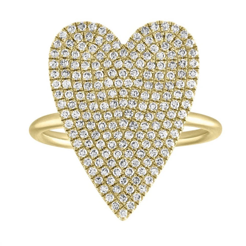 14K 0.52 ct diamond Heart Ring