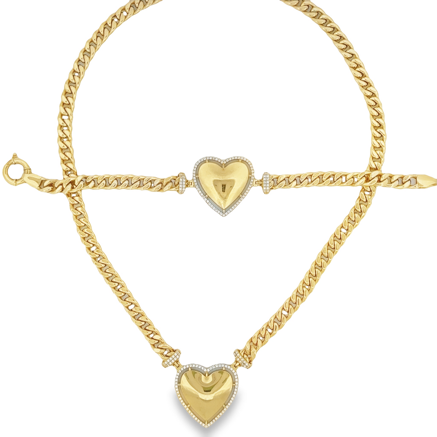 Fancy Corazón Set + Cuban Italian Link