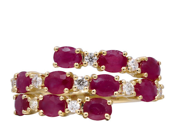14K Ruby Yellow Gold Ring
