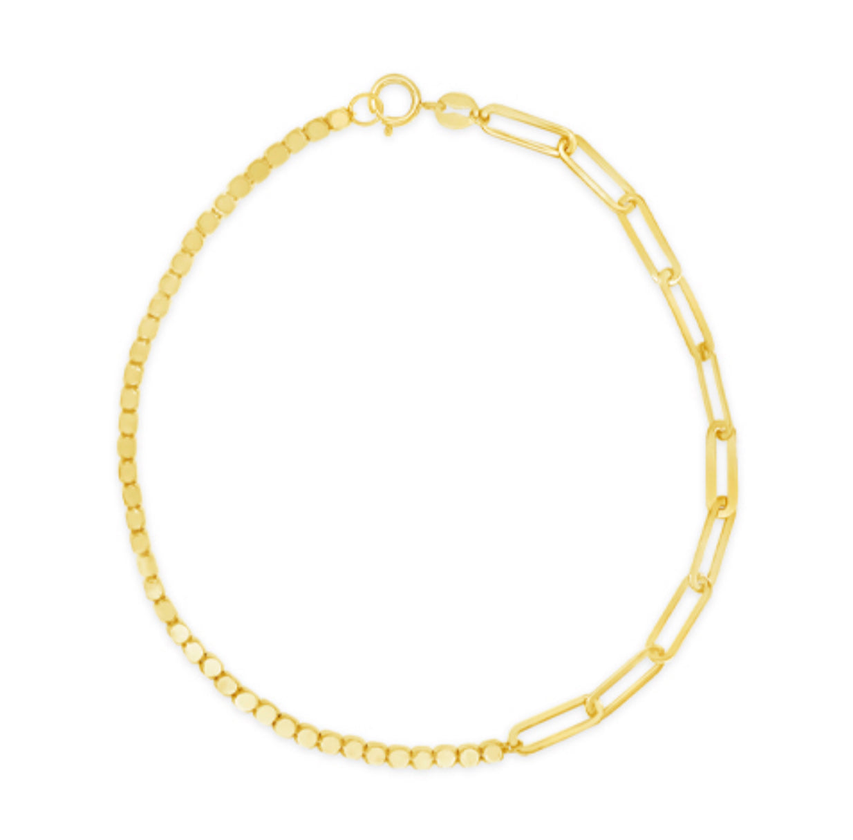 Paper Clip + Boxes Bracelet