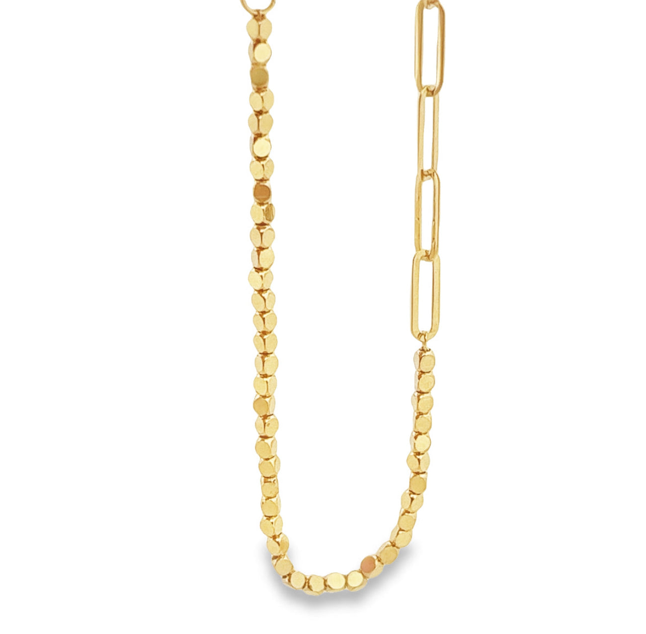 Paper Clip + Boxes Bracelet