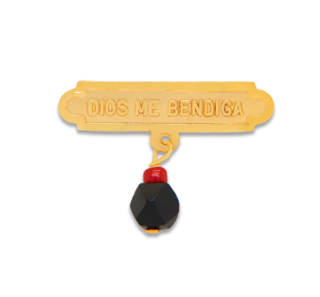 Dios me bendiga Pendant Azabache