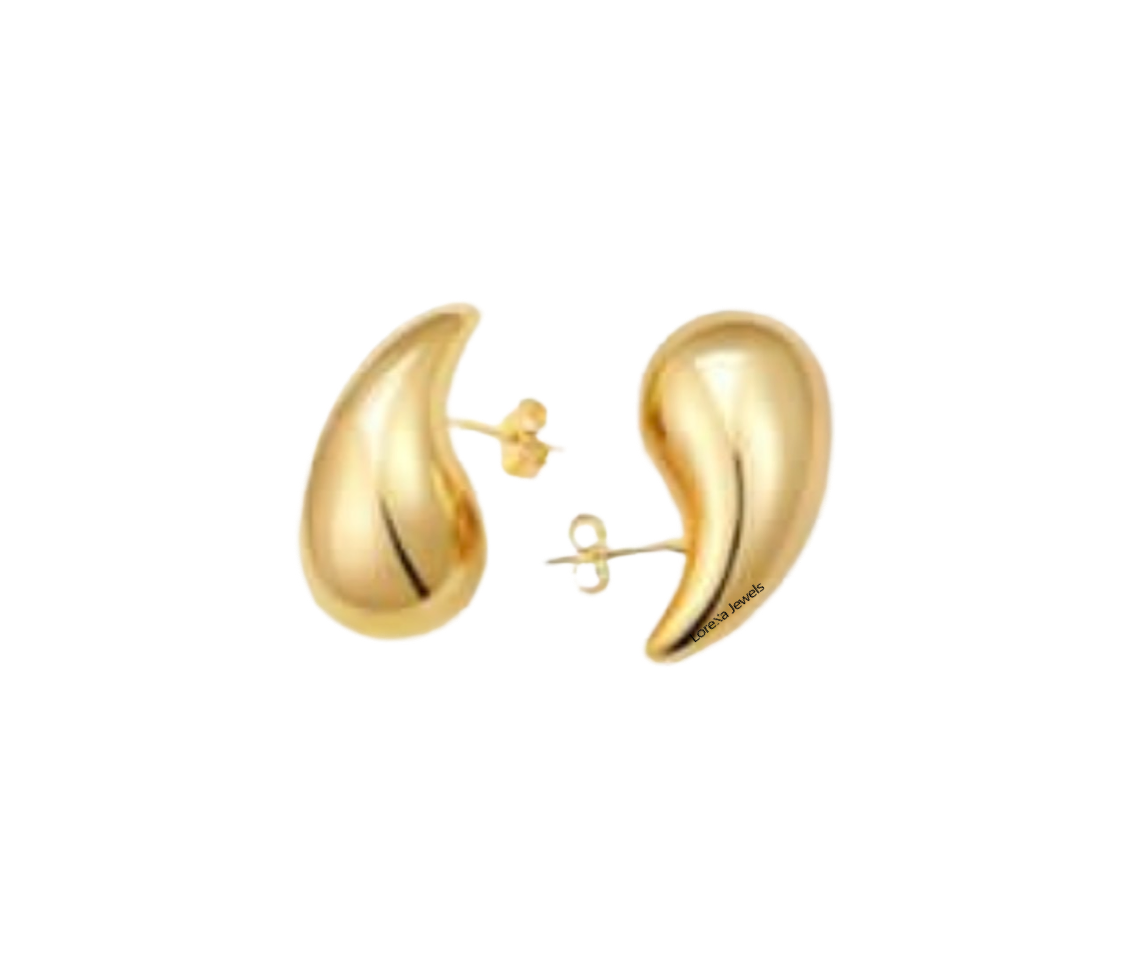 Small Drop Earrings 14k
