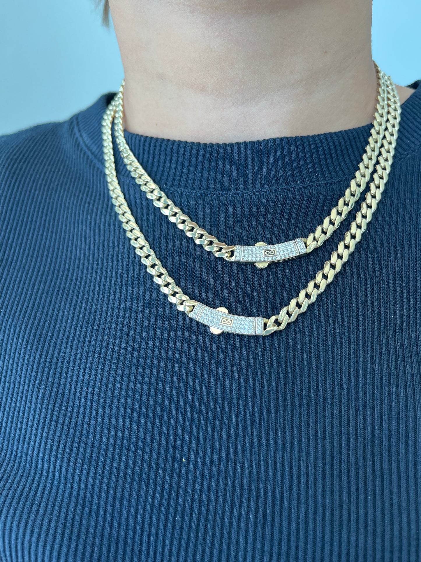 10K 6mm Monaco Necklace