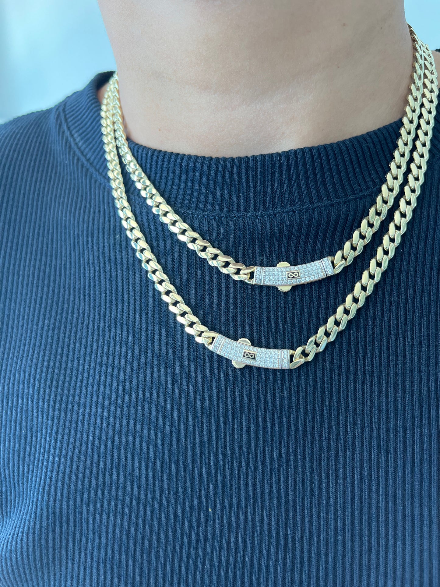 10K 6mm Monaco Necklace