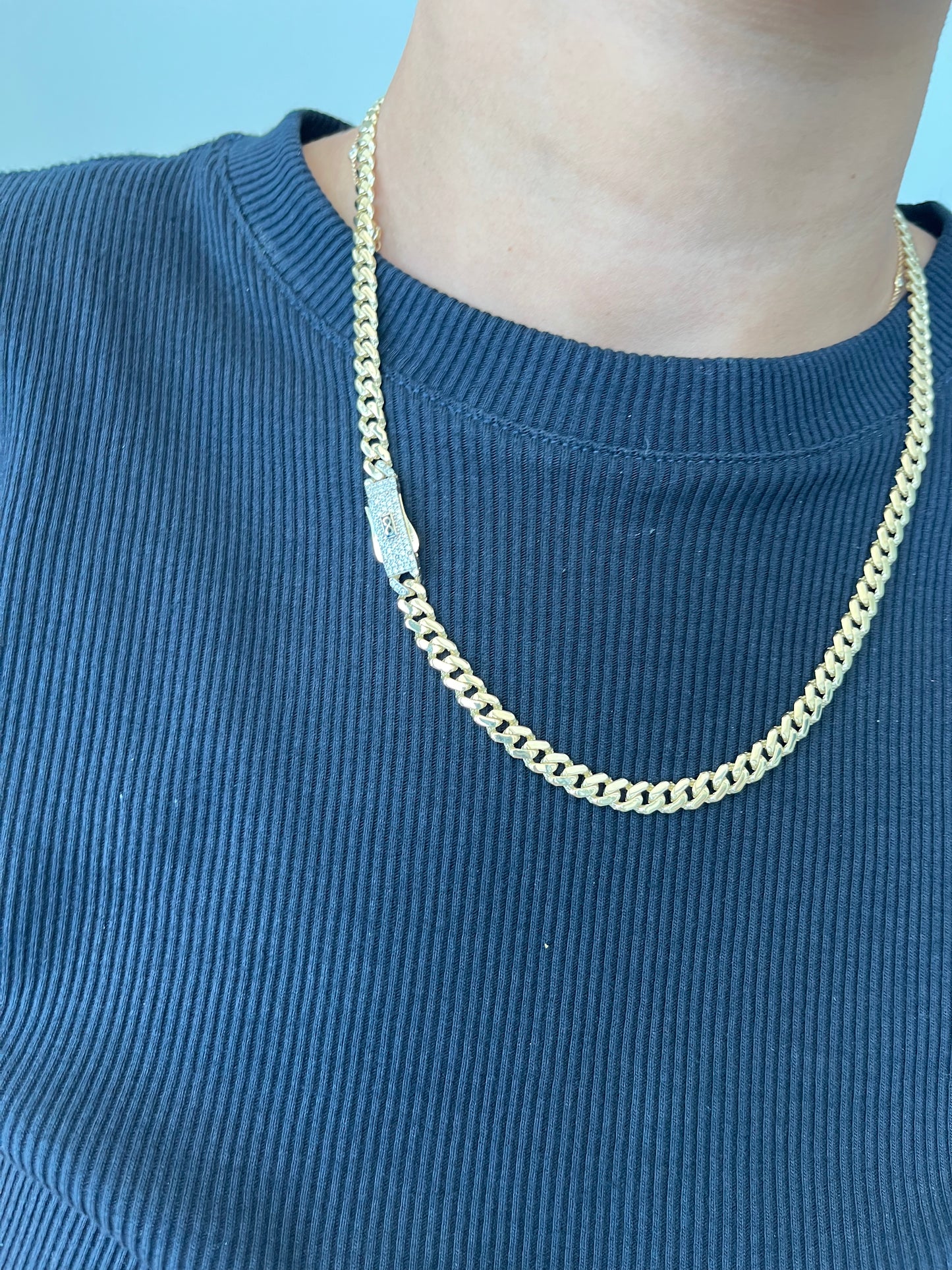 10K 6mm Monaco Necklace