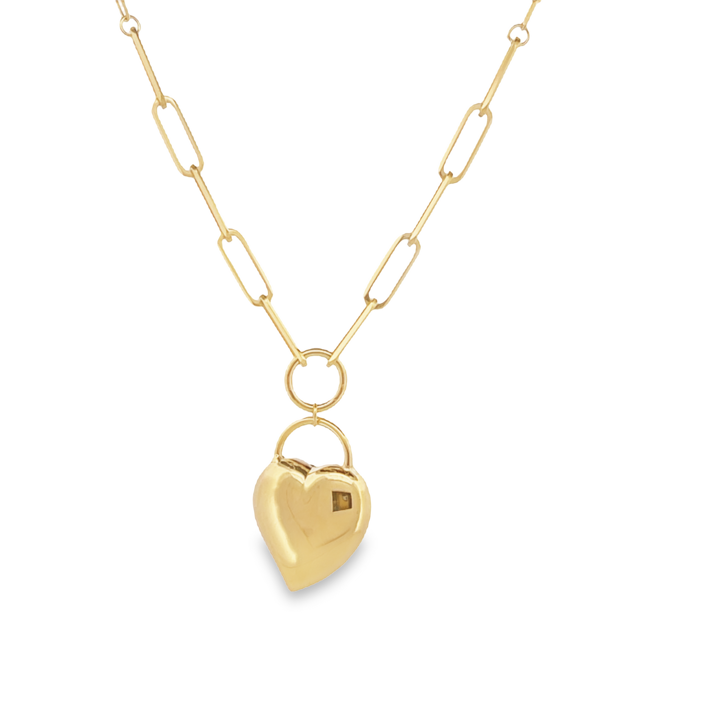 Paper Clip + Corazon Bracelet