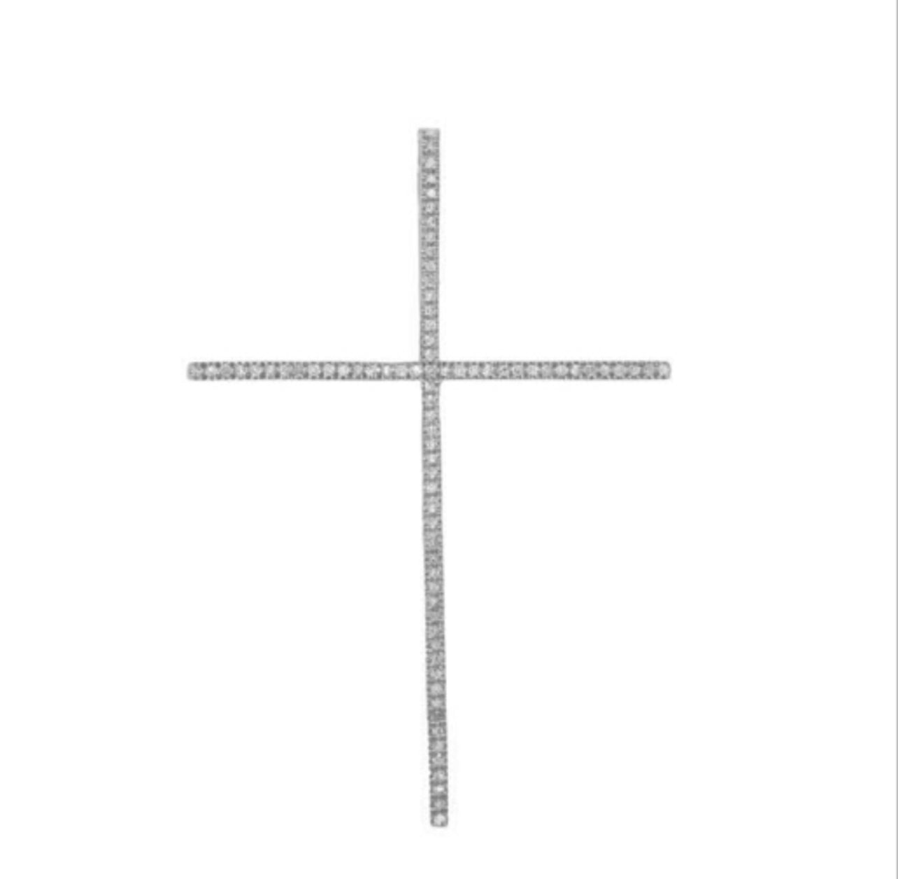 0.20 Ct Diamond Cruz 14k white gold