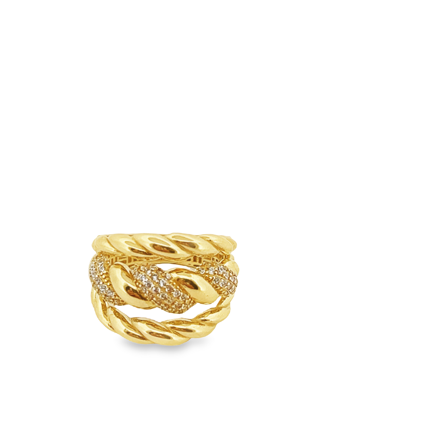 Gold and Cz Ring