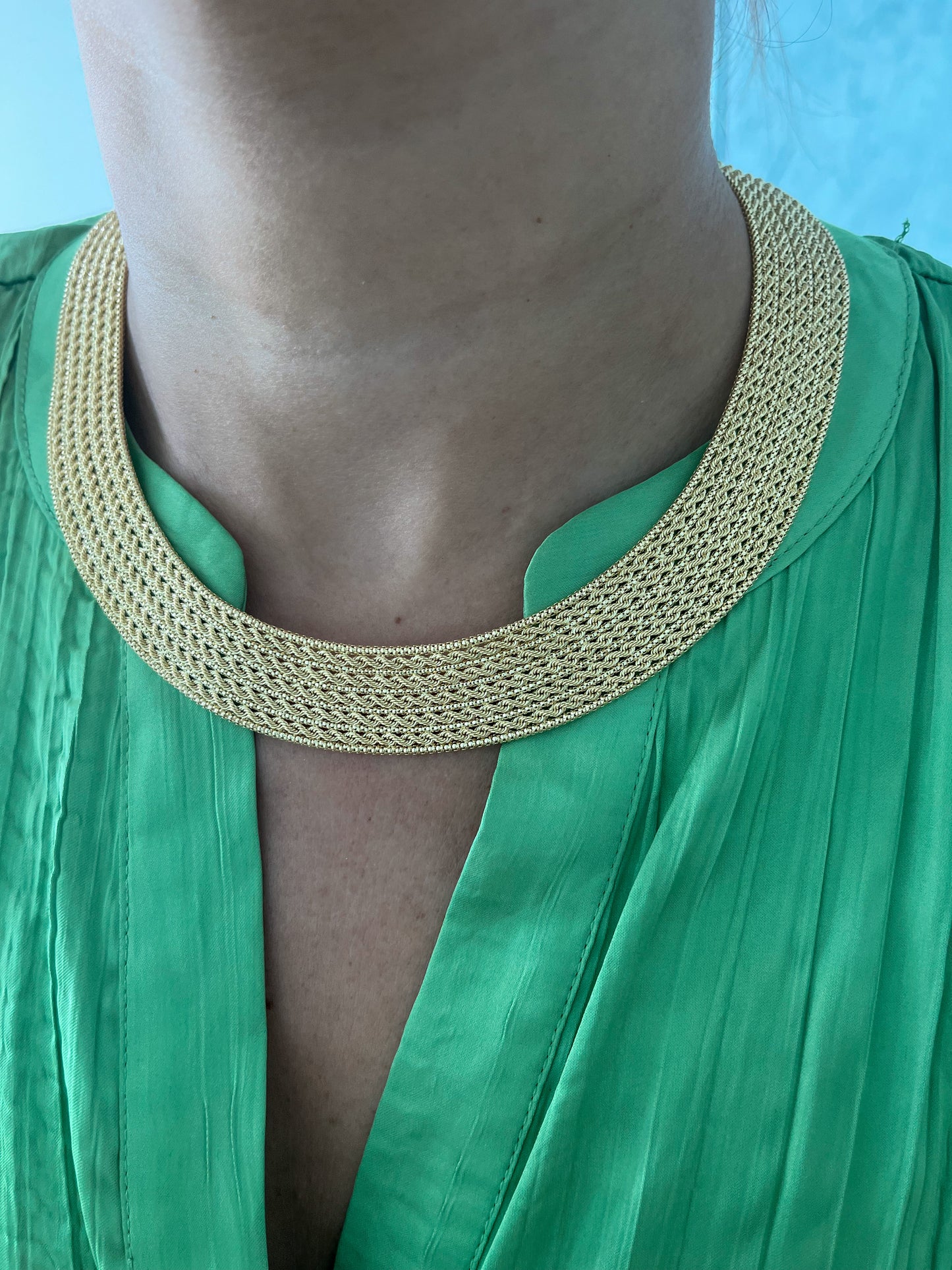 14K SOLID FLAT Cleopatra