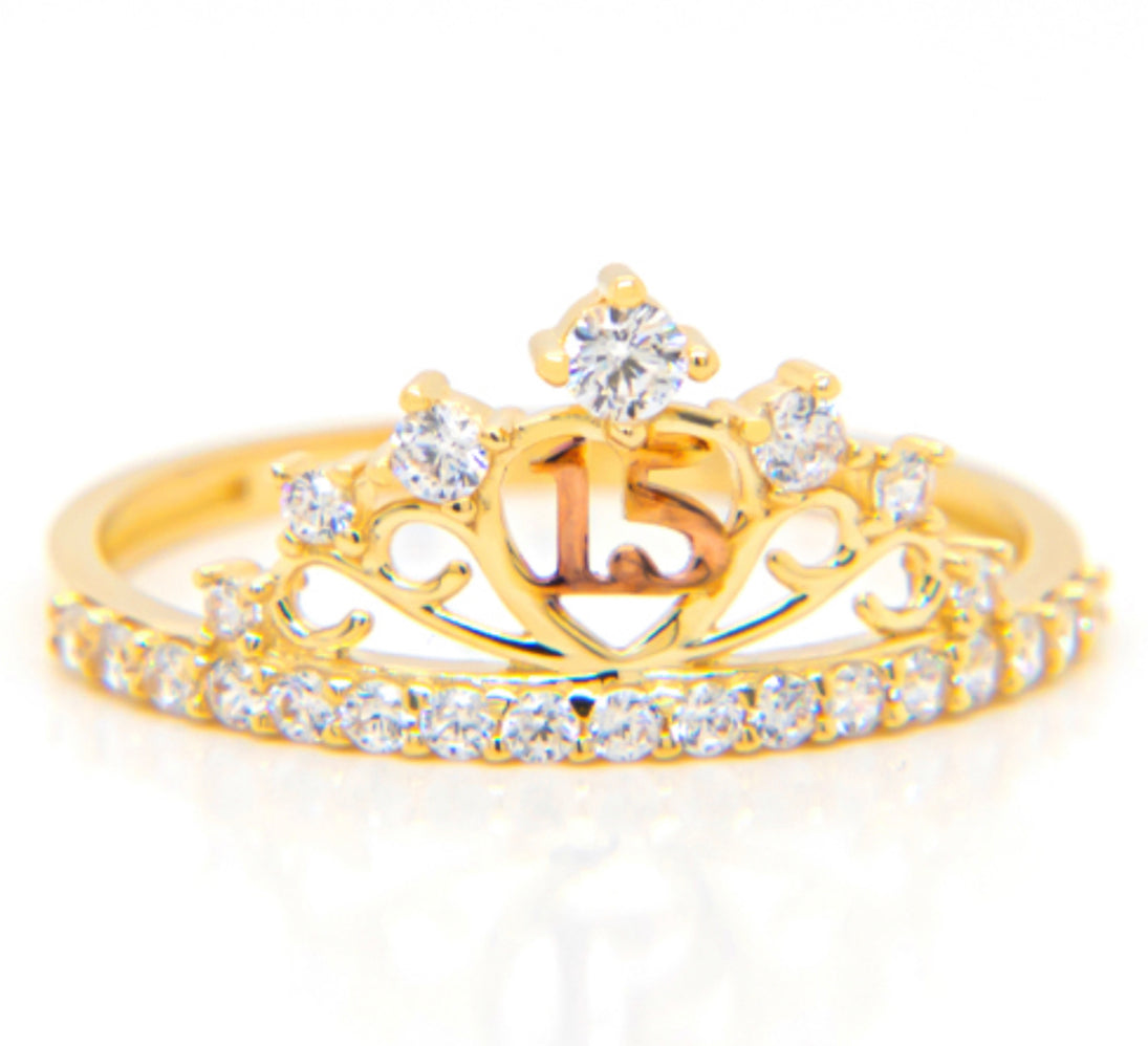 15 Años Quinceañera Ring