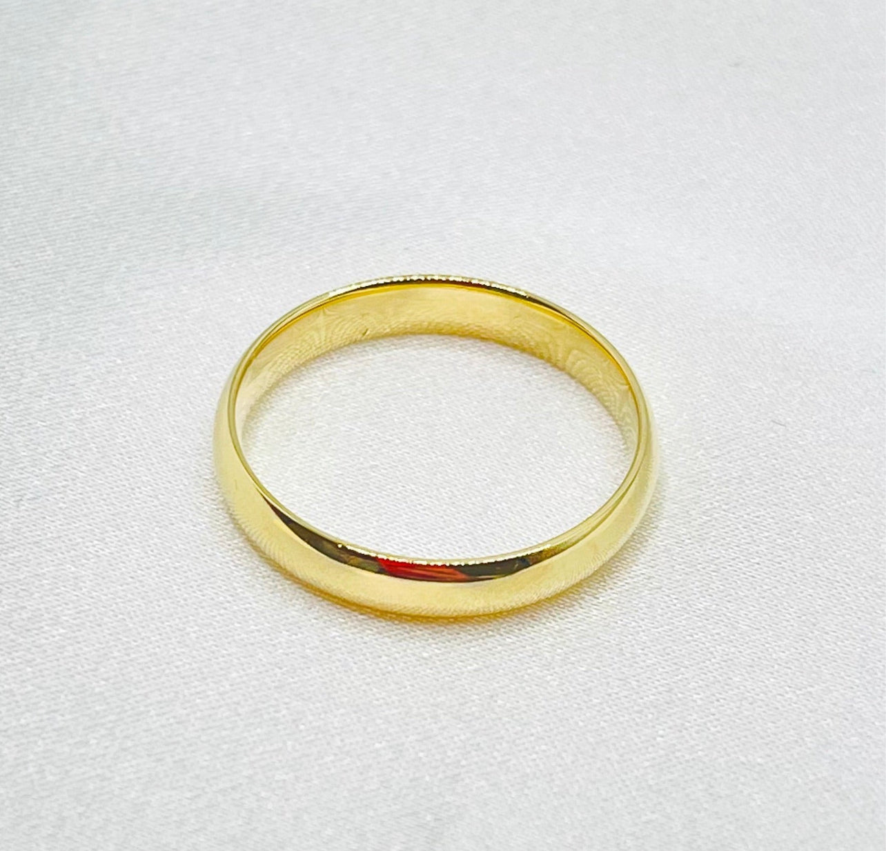 3mm Alianza Solid Ring Hombre