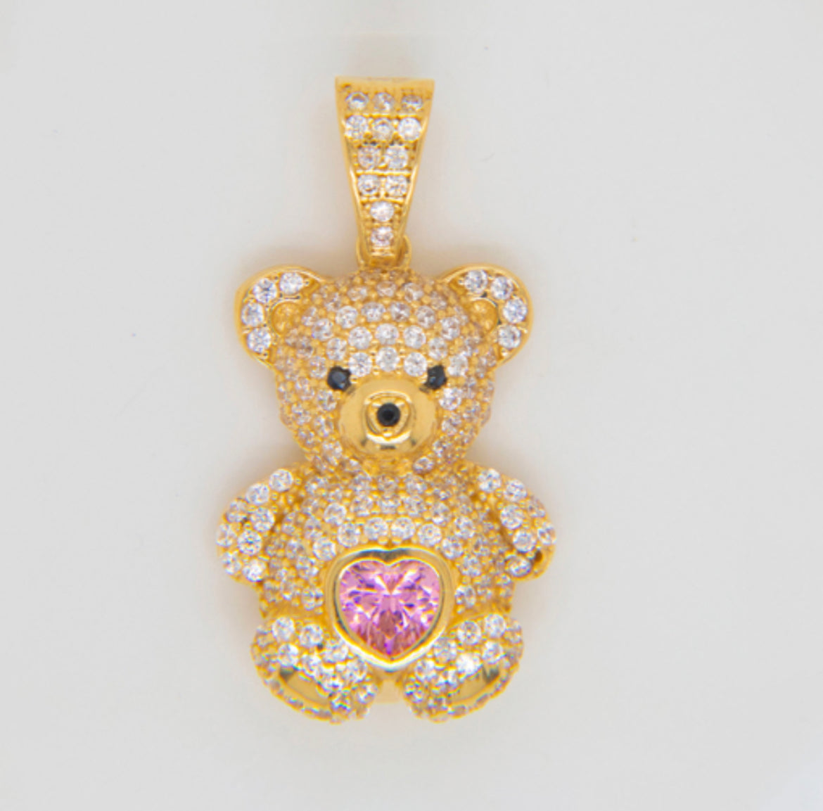 Oso Pendant Pink Stone