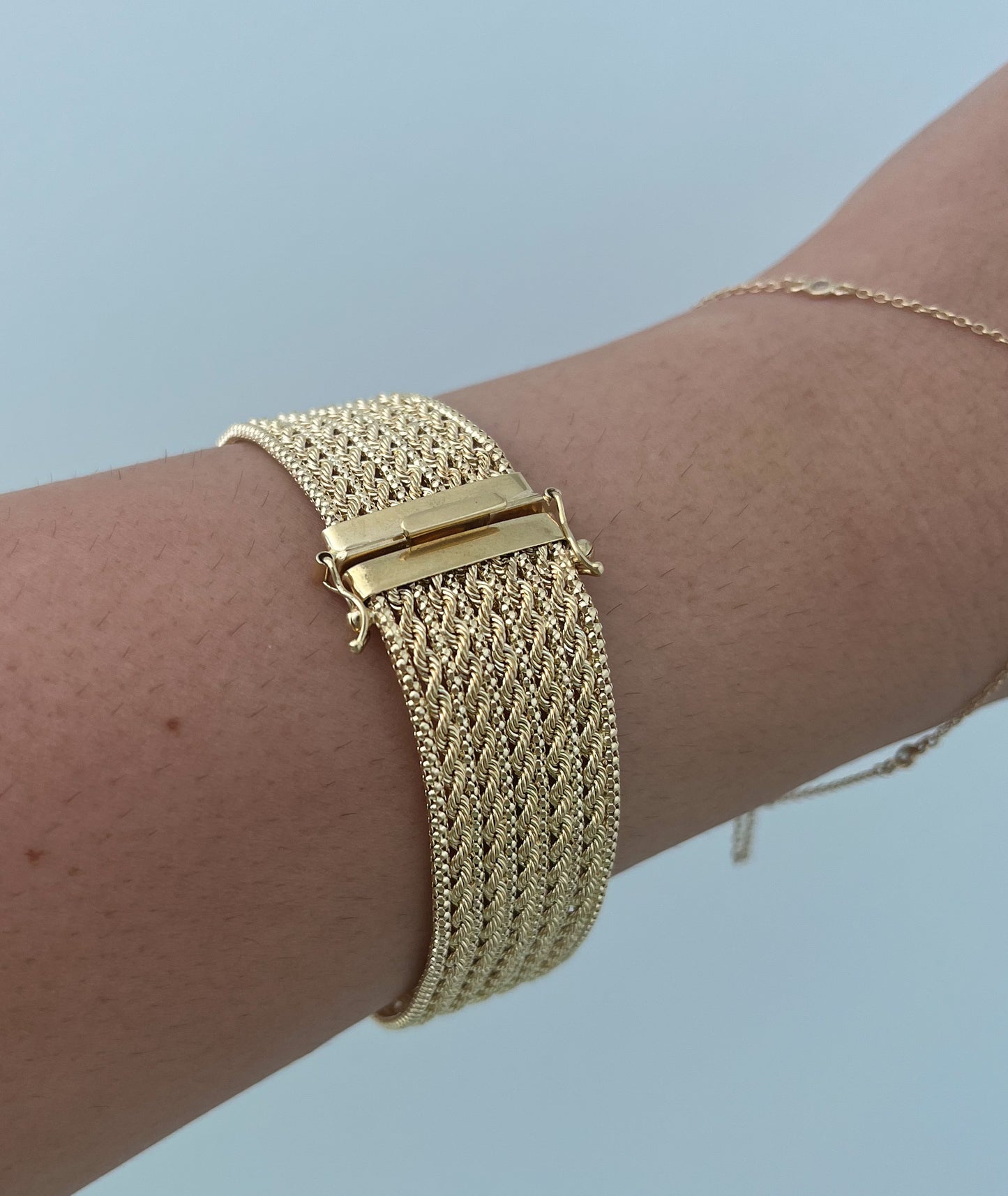 14K SOLID FLAT Cleopatra