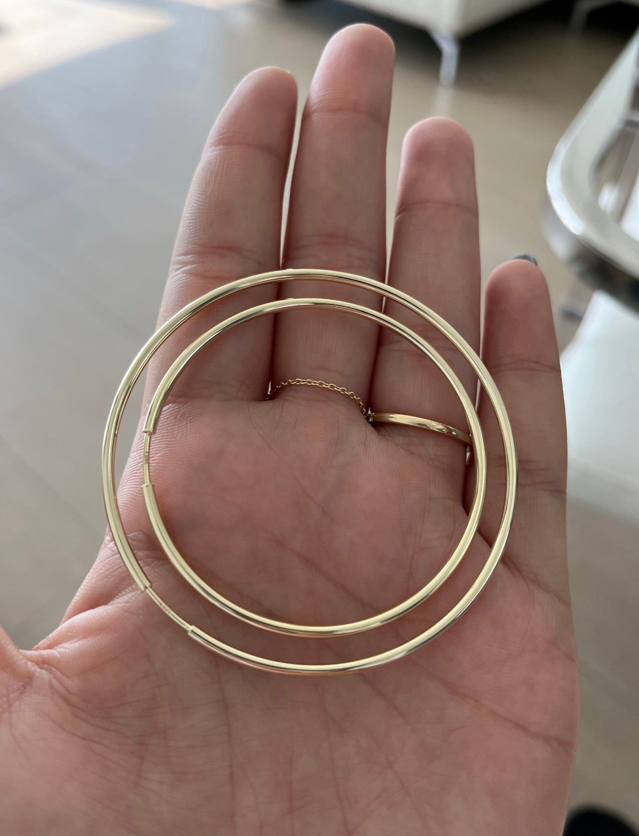 NEW JLO HOOPS 14K