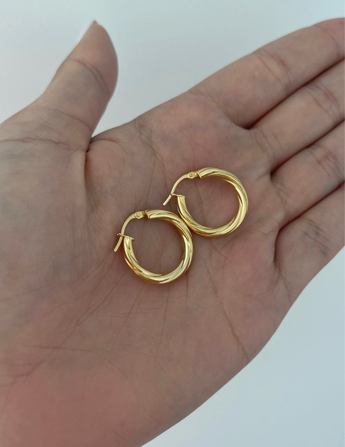 Argollas Torcidas finas