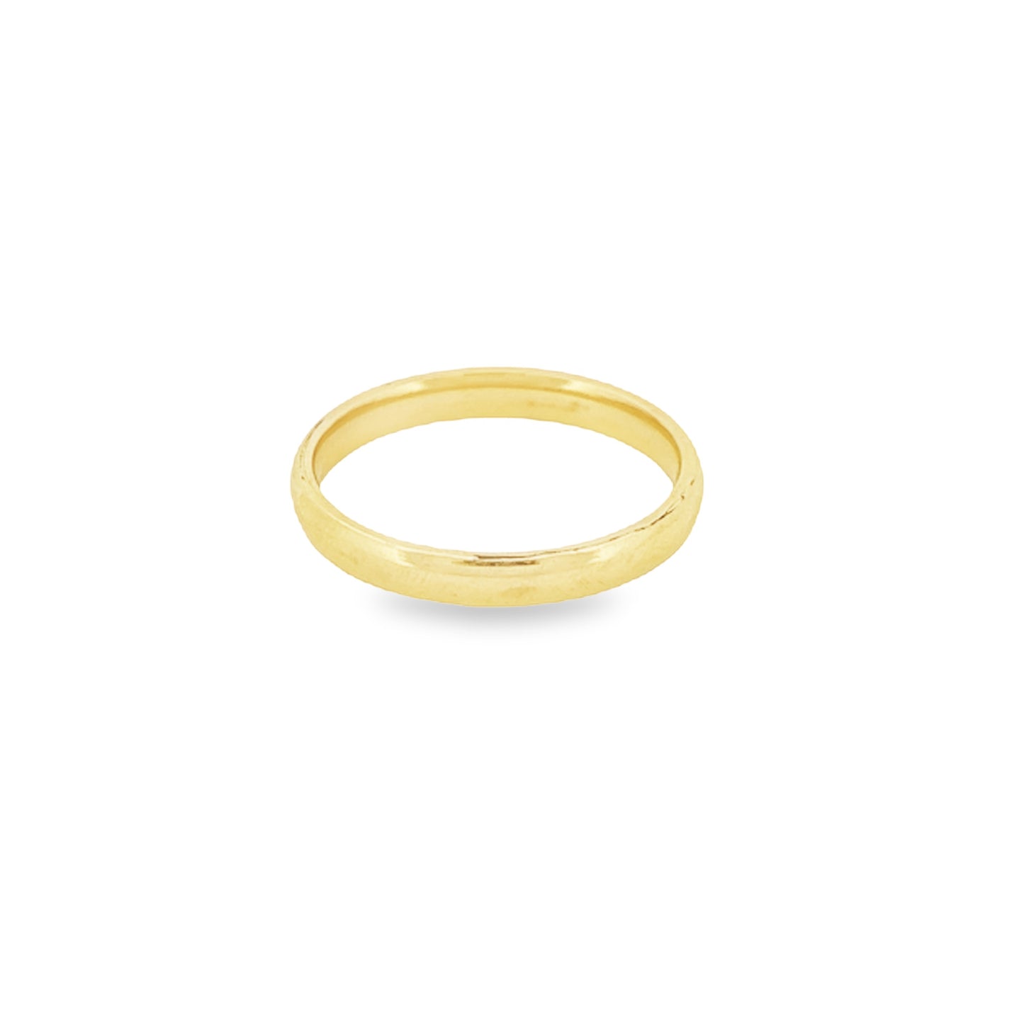 3mm Alianza Solid Ring Hombre