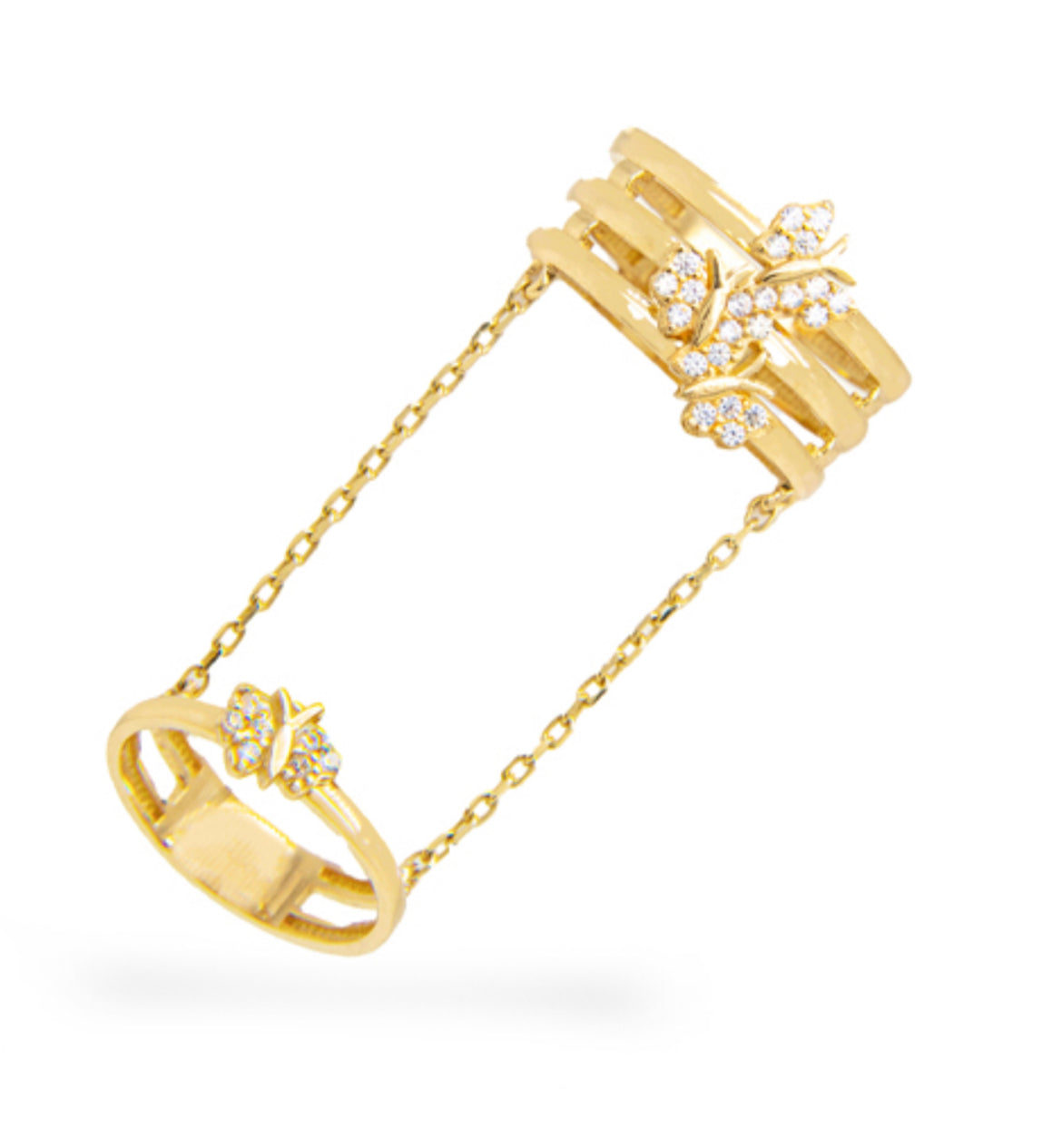 Extra Fancy Simple Butterfly Ring