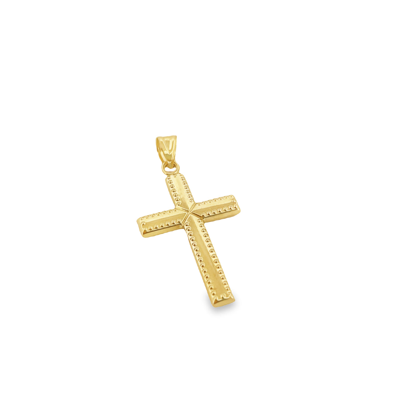 Cruz Cuadrada Pendant 14k