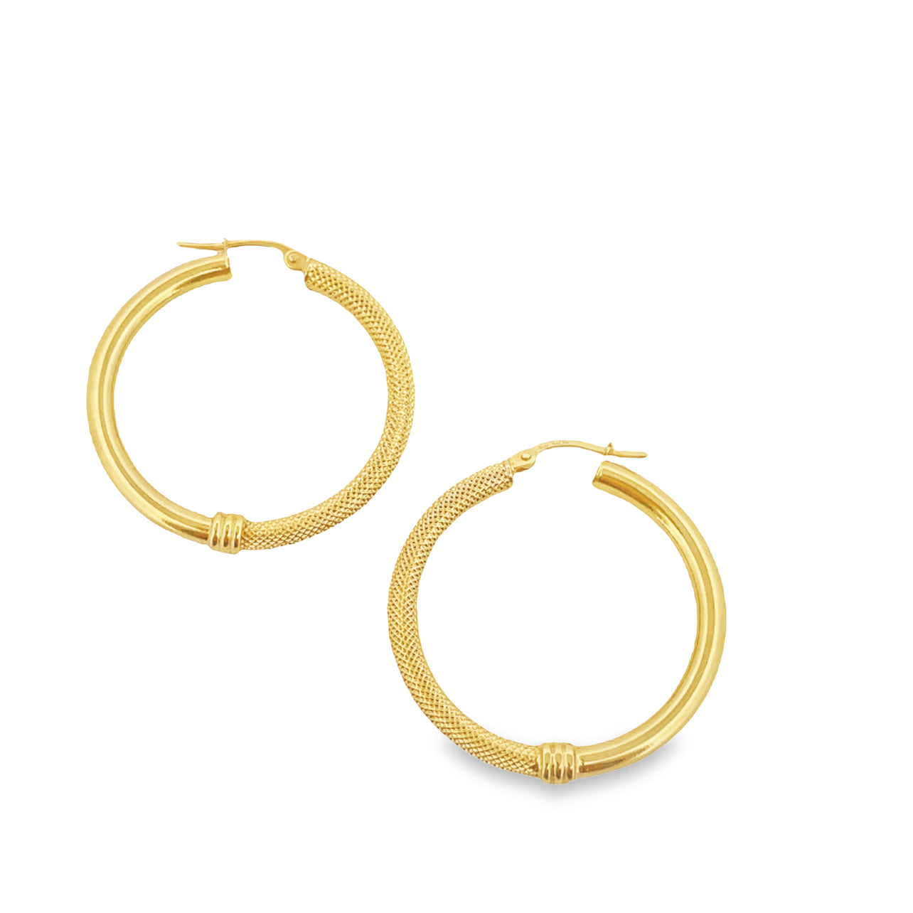 Half Side Plain Medium Argollas