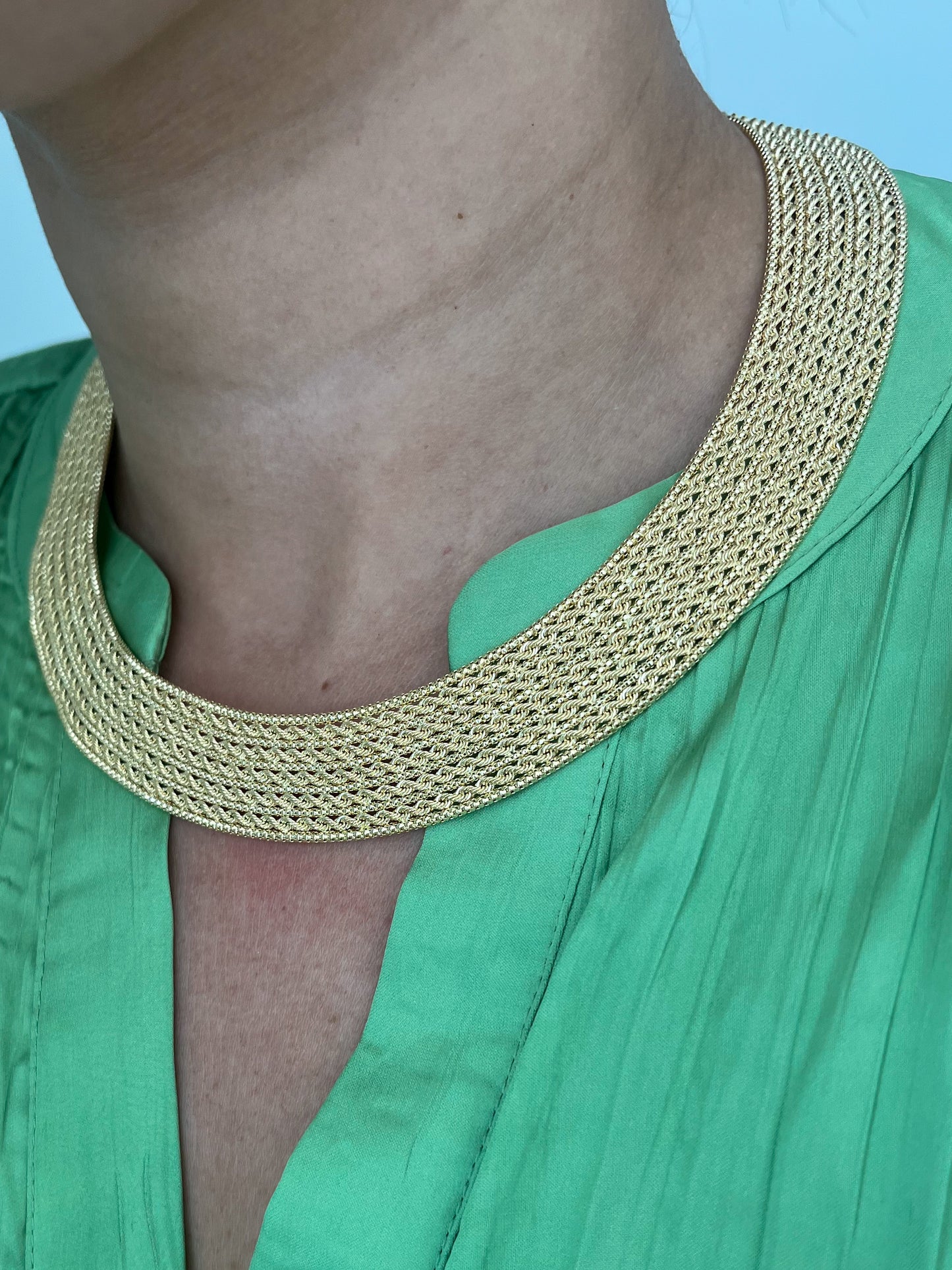 14K SOLID FLAT Cleopatra
