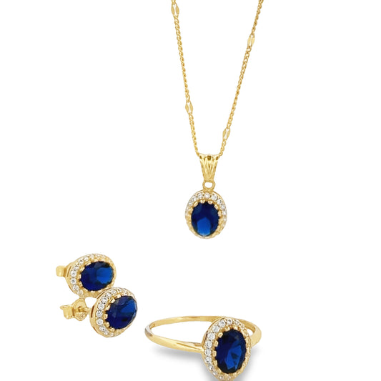 Royal Blue Set 14K