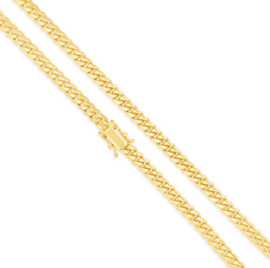 4mm Solid Cuban Link Chain