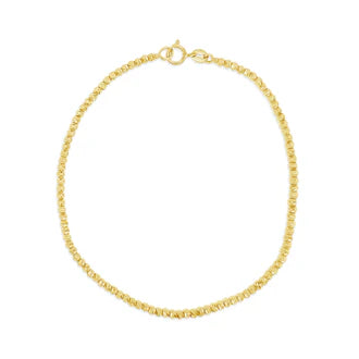 14K Yellow Gold Balls Bracelet