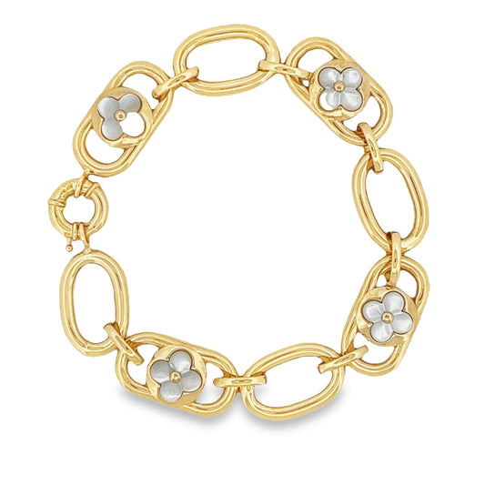 Flor Perla Oval Bracelet