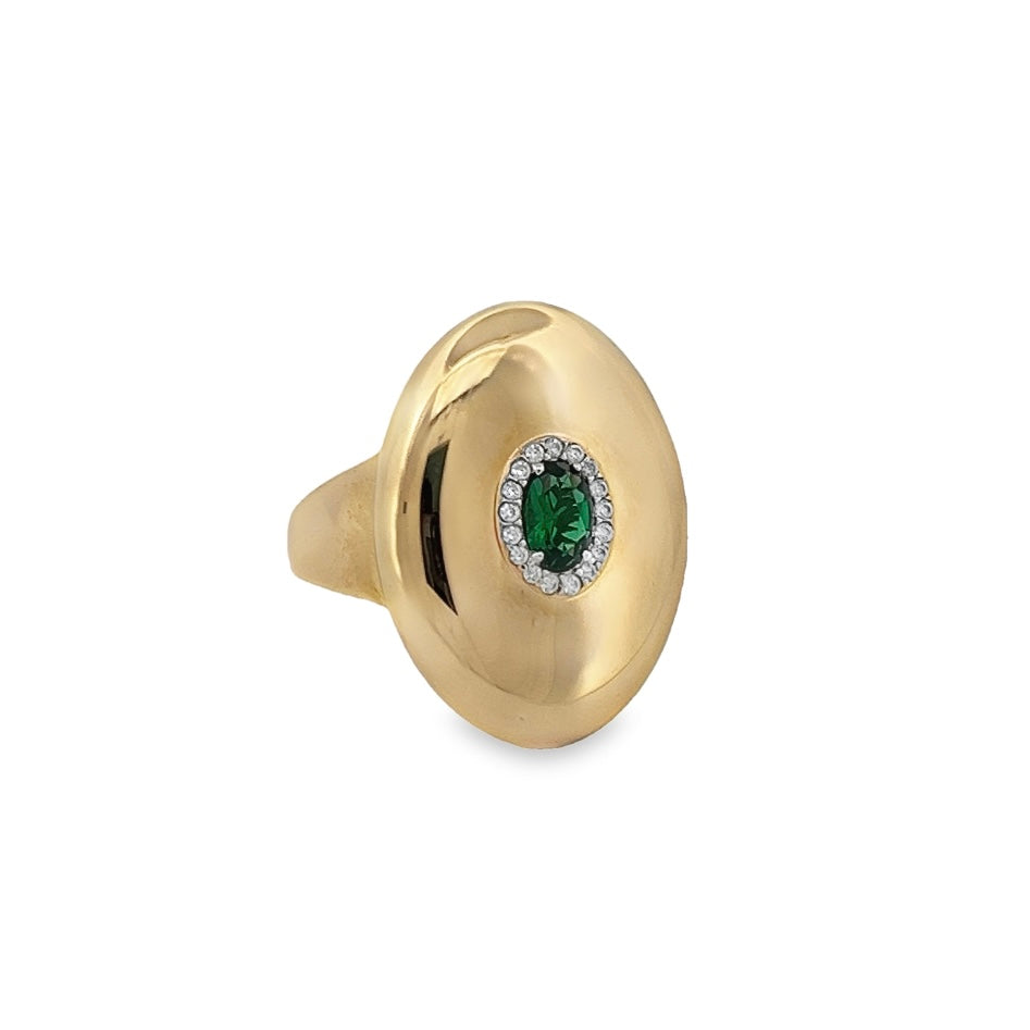 Xenia Green Ring