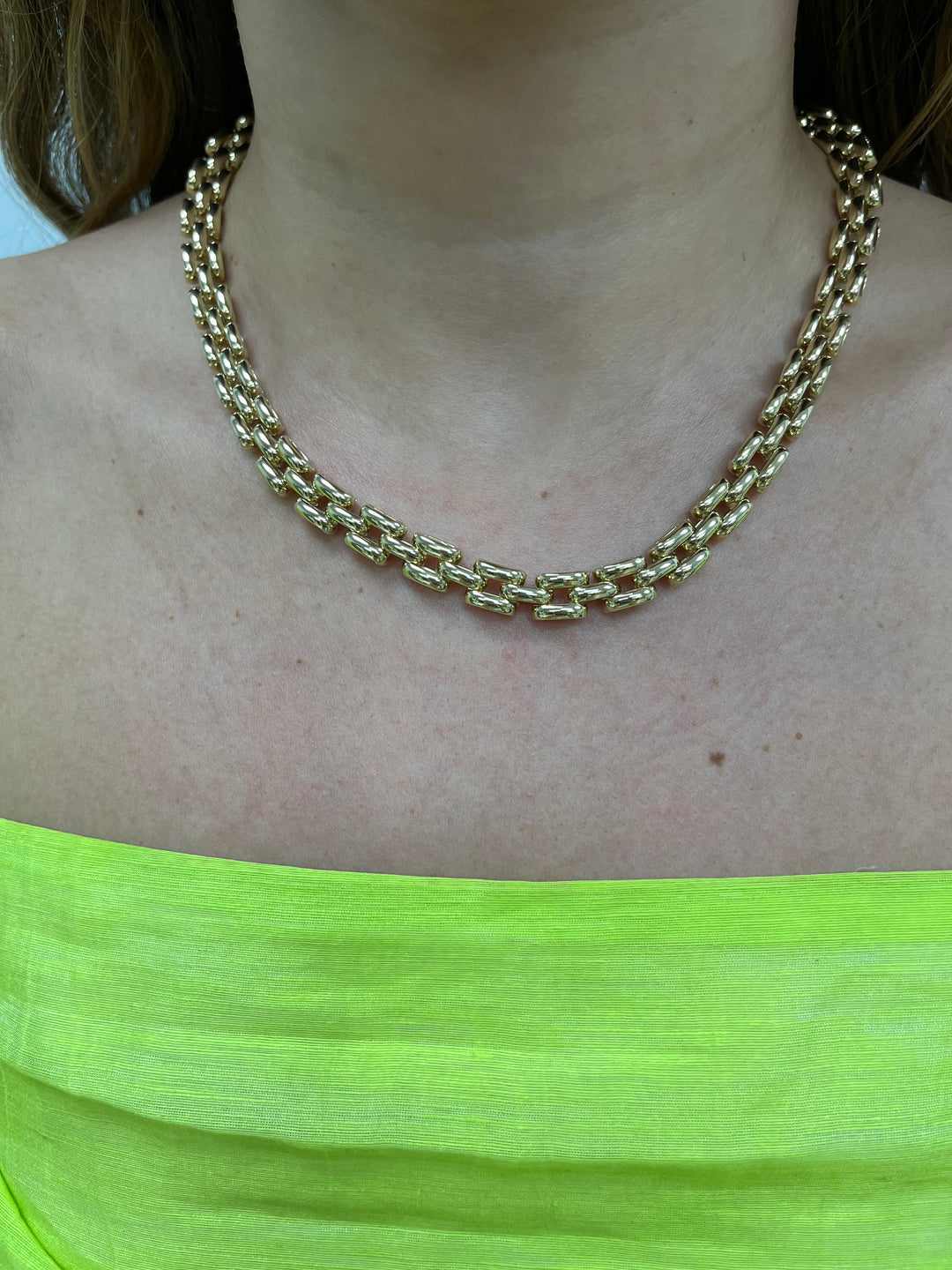 14K Chunky chain 16“