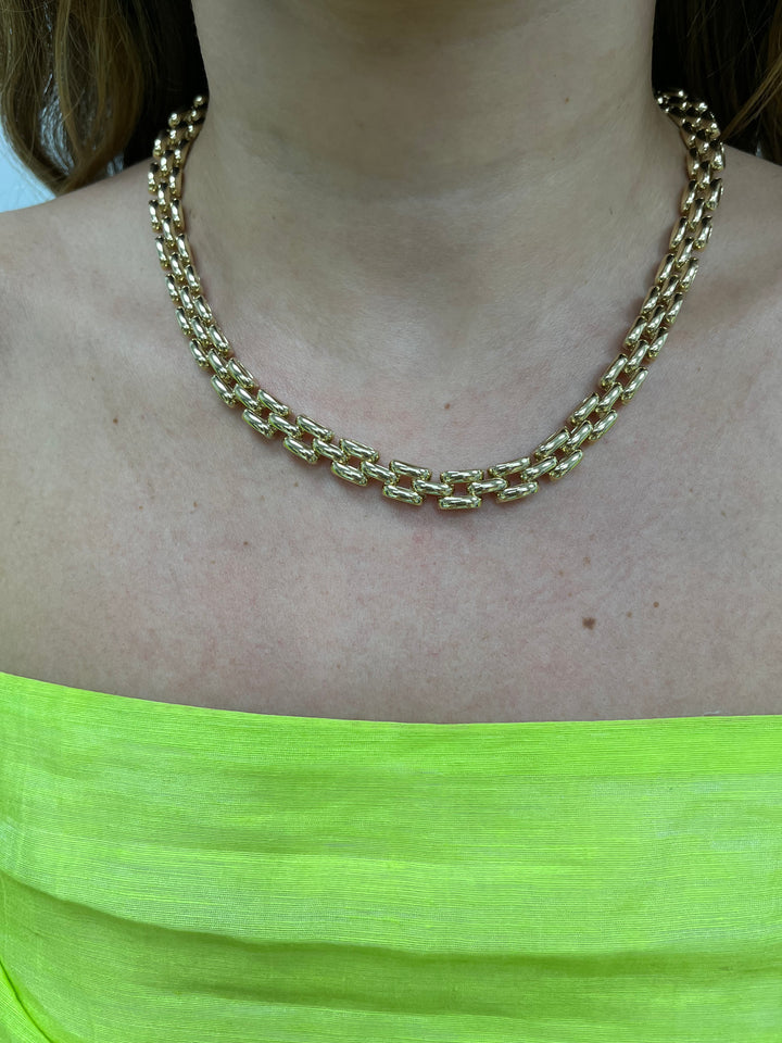 14K Chunky chain 16“
