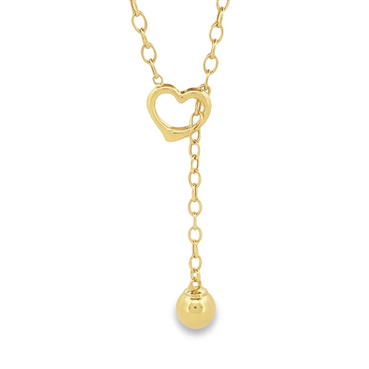 Corazón + Bola Necklace