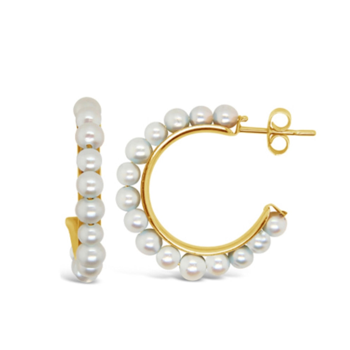 Perla Aretes Pearl Earrings