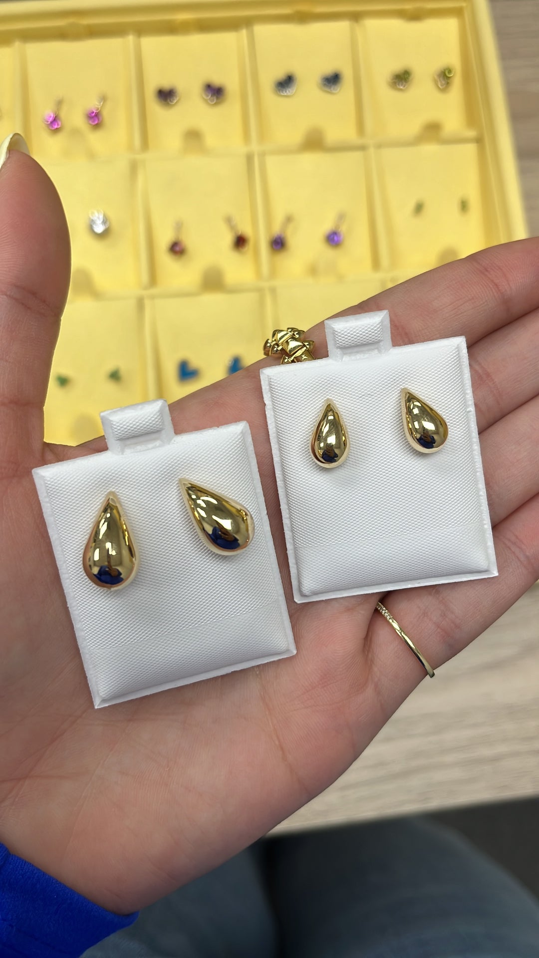 14K Drops Earrings Gotas