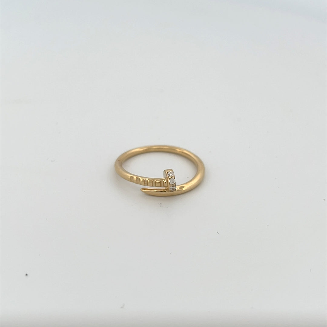 14K Ring and Zirconia