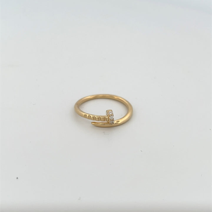 14K Ring and Zirconia