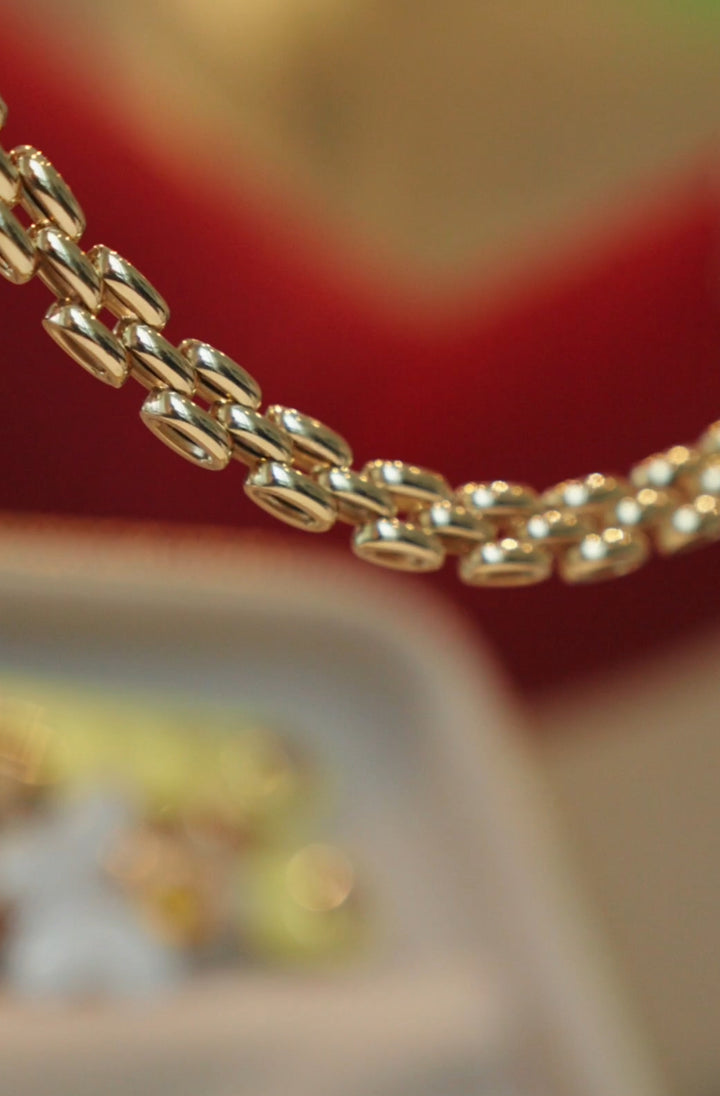 14K Chunky chain 16“