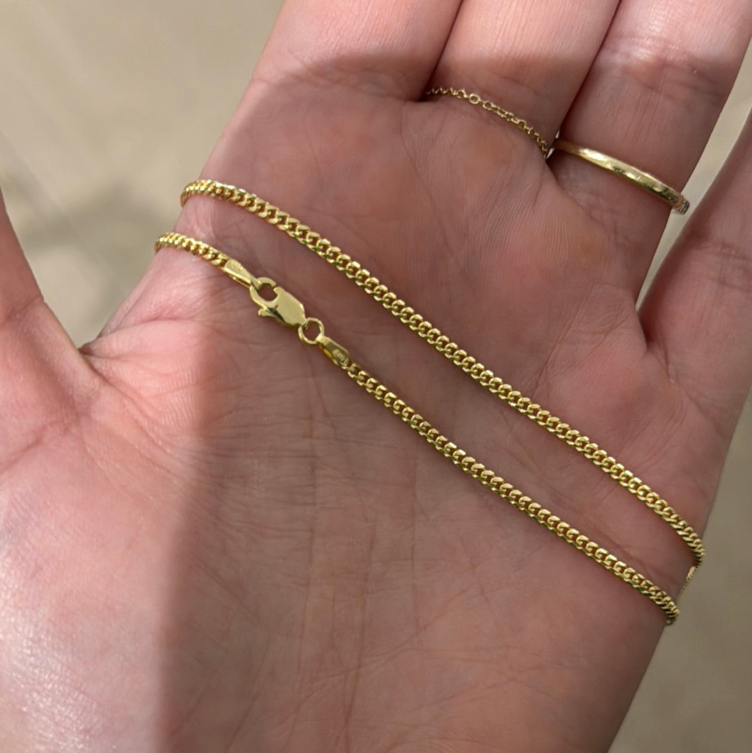 Cuban Link 2mm Solid Chain