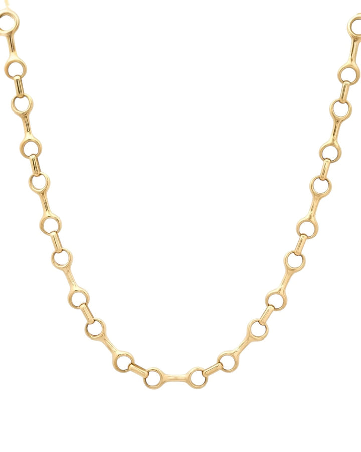 14K Yellow Gold Bone Chain