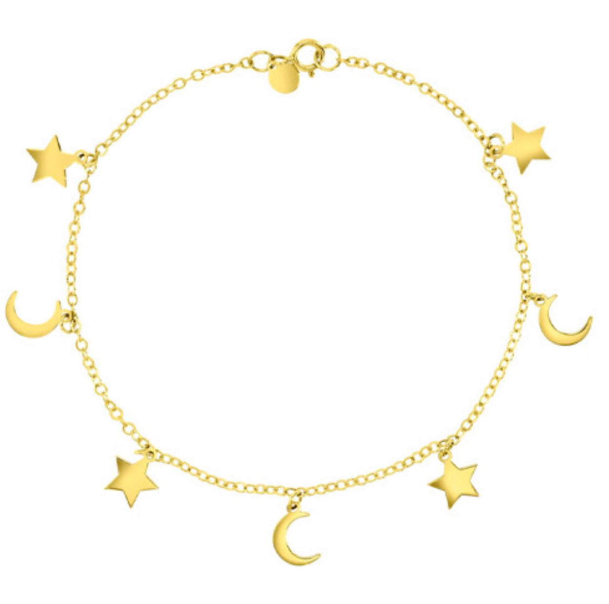 Charms Bracelet Luna y Estrella