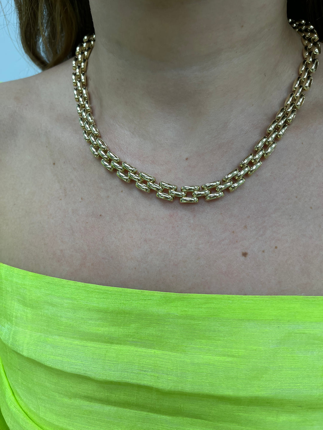 14K Chunky chain 16“