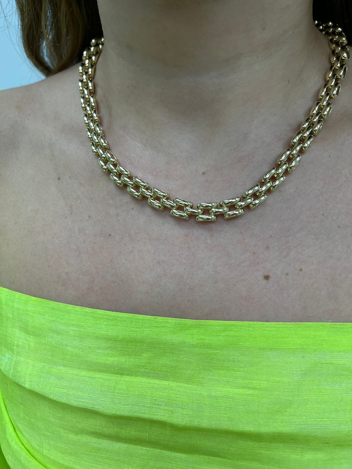 14K Chunky chain 16“
