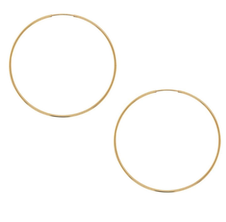 14K Yellow Gold JLO HOOPS Earring